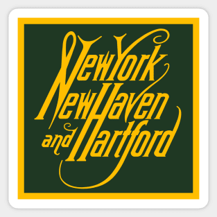 New York, New Haven and Hartford Railroad Sticker